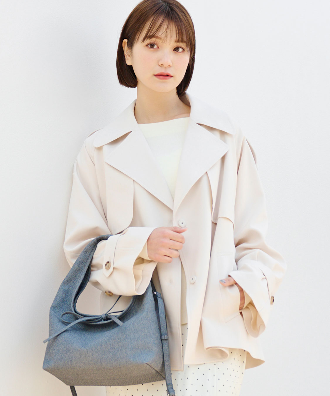 ミドル丈トレンチコート｜PETAL ONLINE（ペタルオンライン）