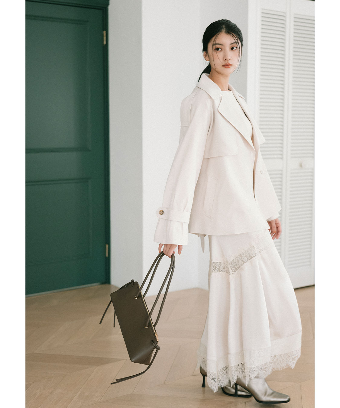 ミドル丈トレンチコート｜PETAL ONLINE（ペタルオンライン）