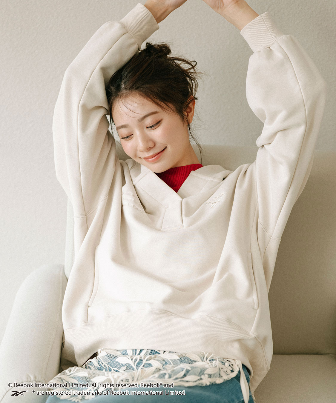 COCO DEAL/Reebok》スキッパースウェットパーカー｜PETAL ONLINE