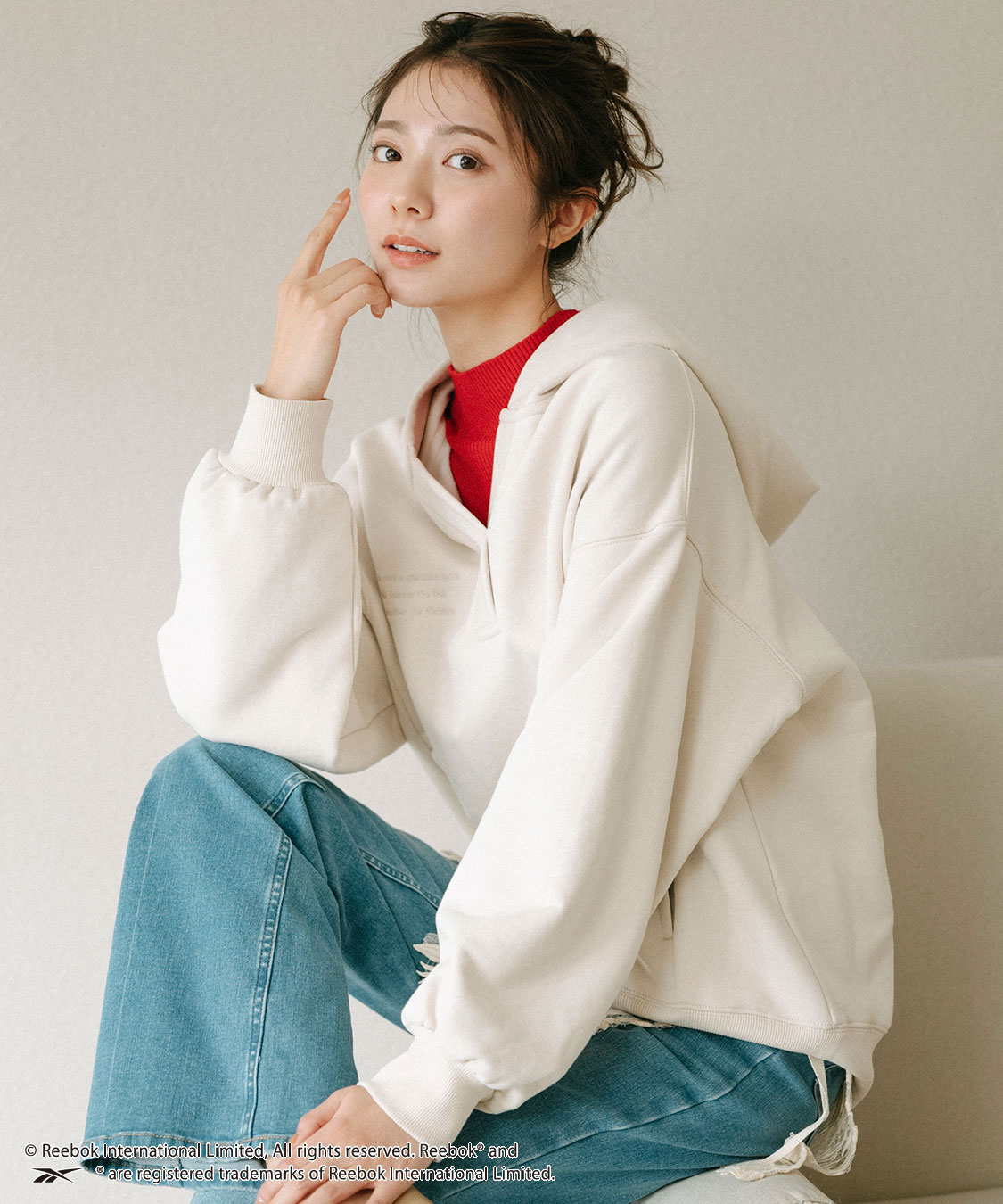 COCO DEAL/Reebok》スキッパースウェットパーカー｜PETAL ONLINE