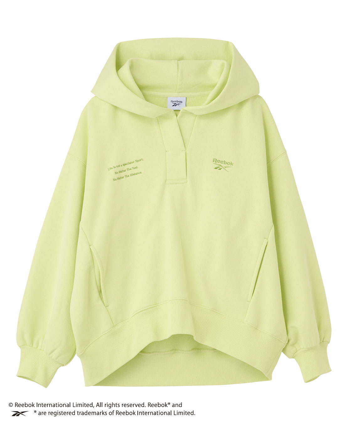 COCODEAL Reebokコラボ　スキッパースエットパーカー COCO DEAL/Reebok》スキッパースウェットパーカー｜PETAL ONLINE