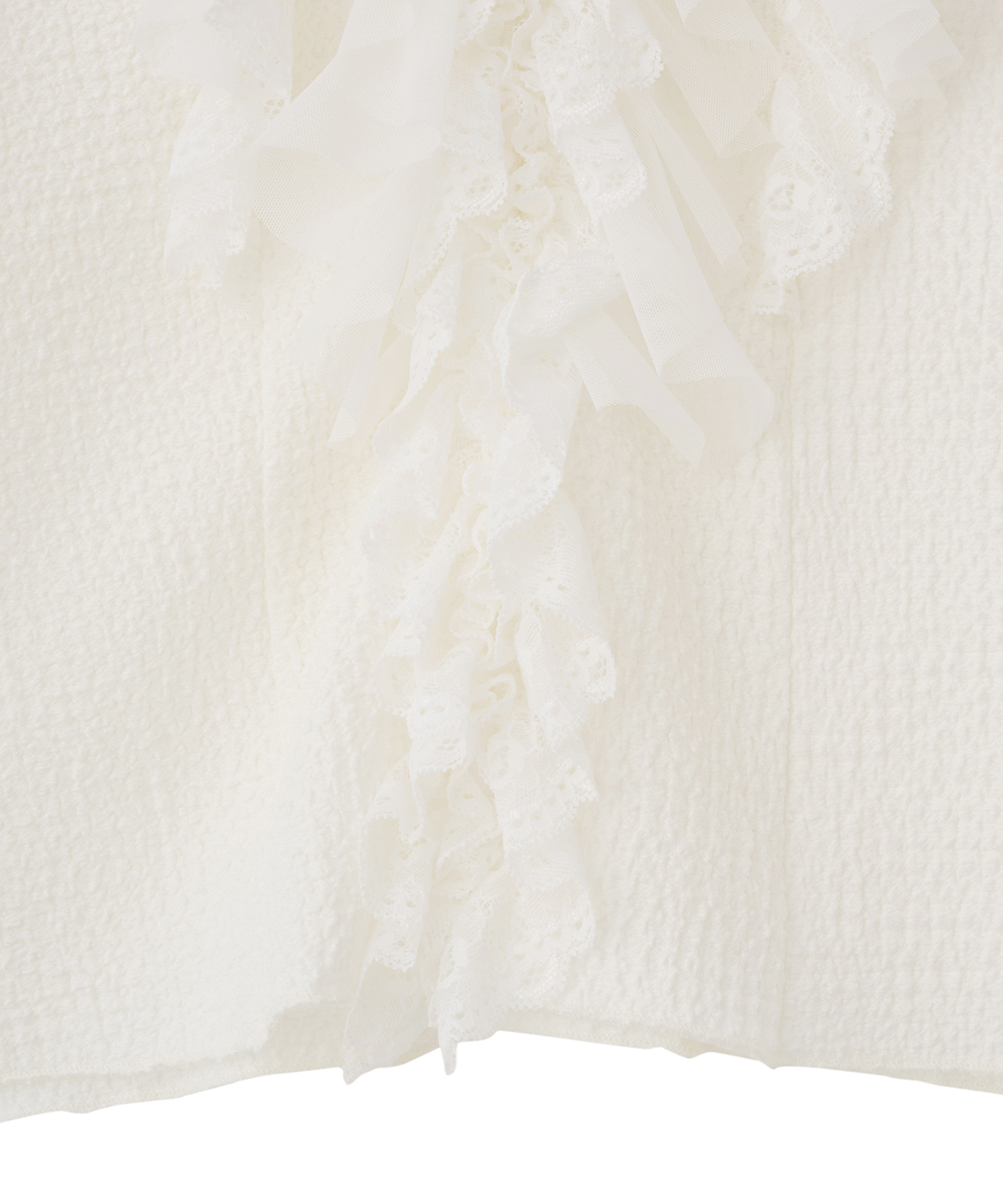 レースフリルカットジャカードトップス｜PETAL ONLINE（ペタルオンライン）