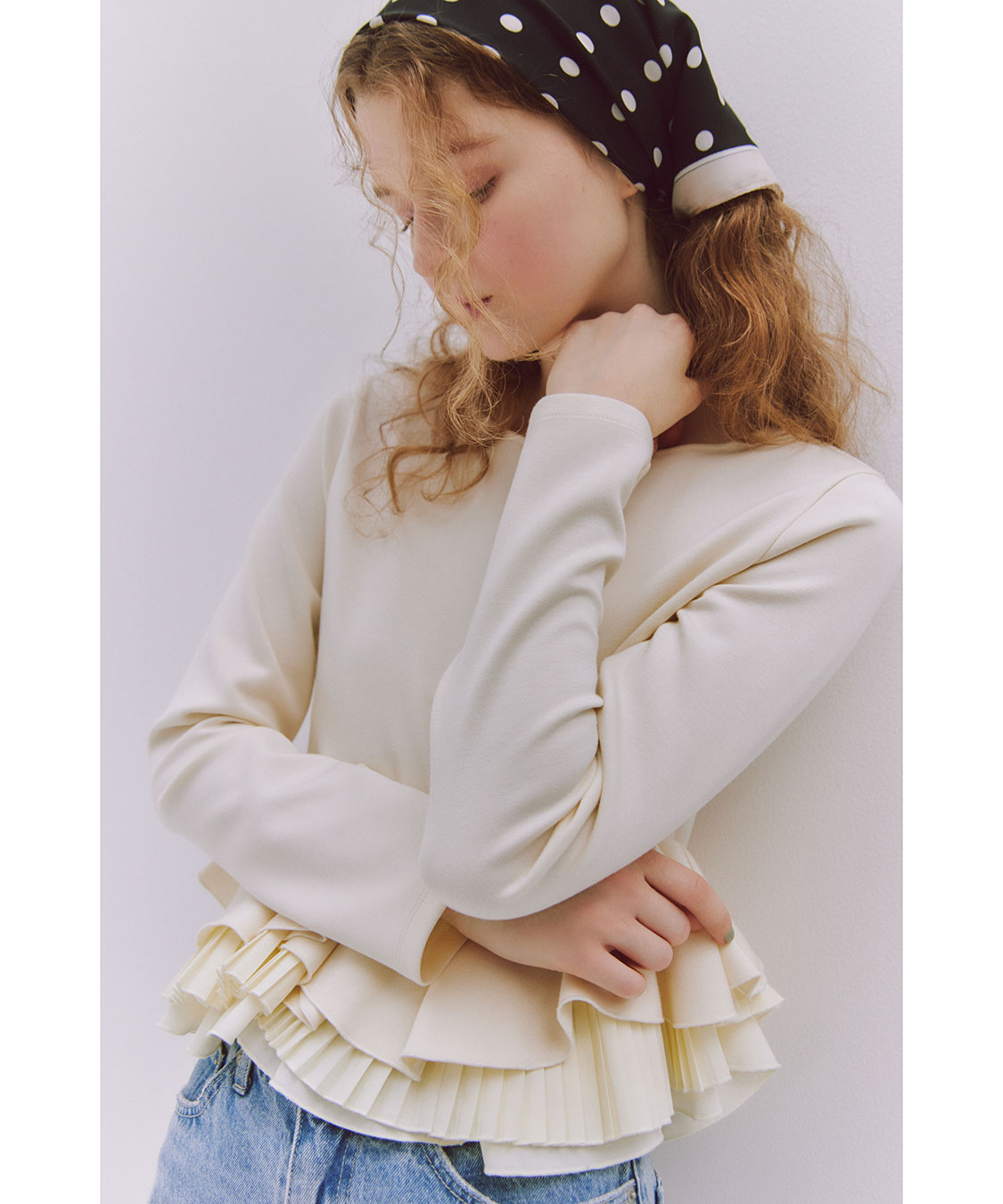 愛され名品】ランダムフリルペプラムトップス｜PETAL ONLINE（ペタル