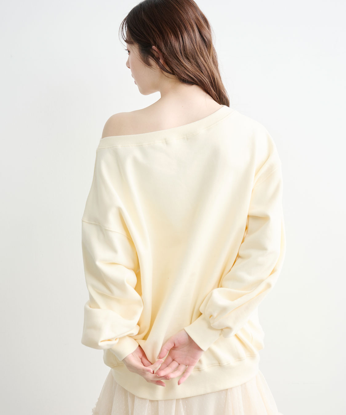 さがらグリッター刺繍ロゴスウェット｜PETAL ONLINE（ペタルオンライン）