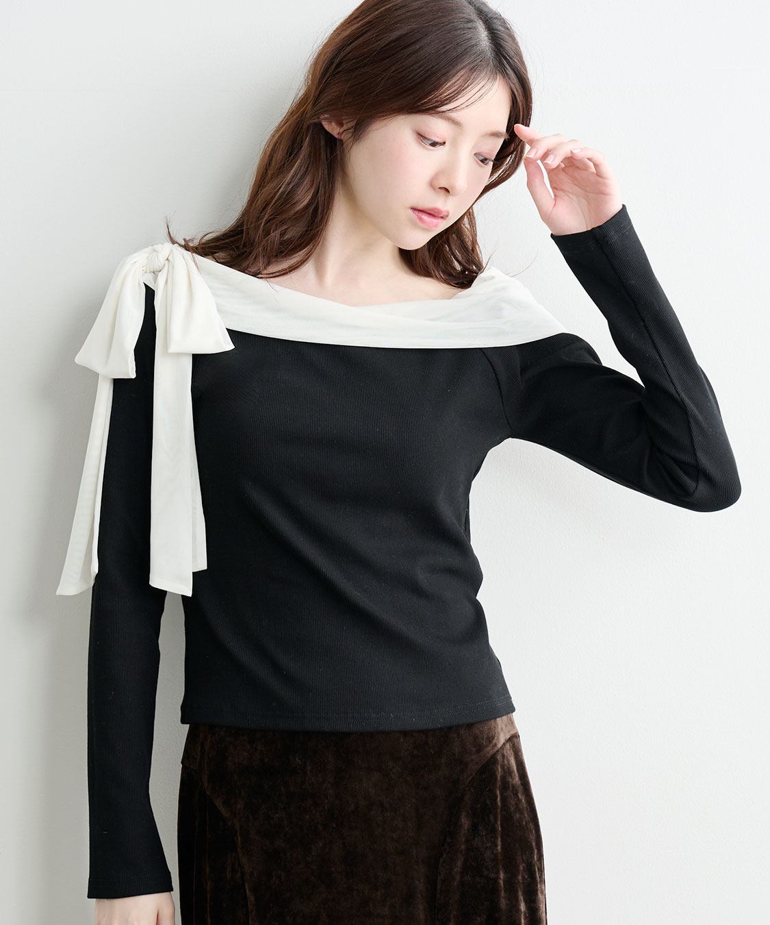 Diagram アンゴラスリットリブトップ＋キャミソール SLY | DRAWSTRING CAMI トップス (キャミソール ) |SHEL'TTER WEBSTORE