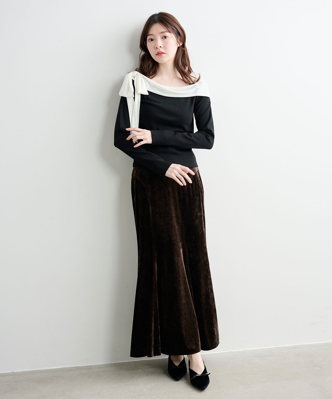 シアーリボンリブトップス｜PETAL ONLINE（ペタルオンライン）