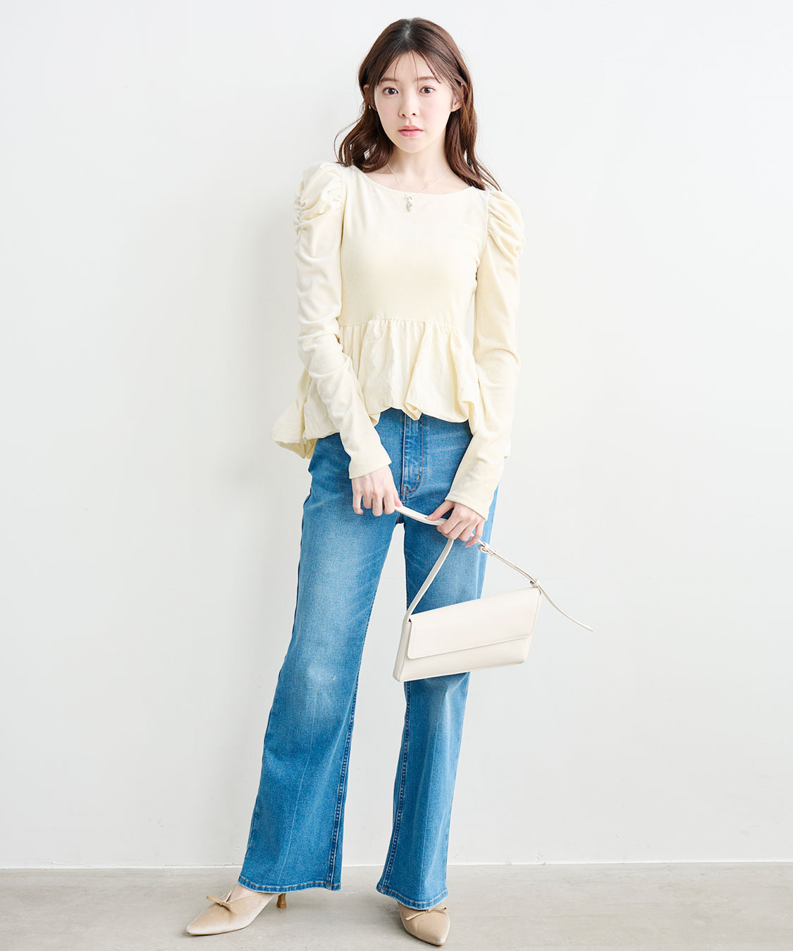 ベロアドッキングバルーントップス｜PETAL ONLINE（ペタルオンライン）