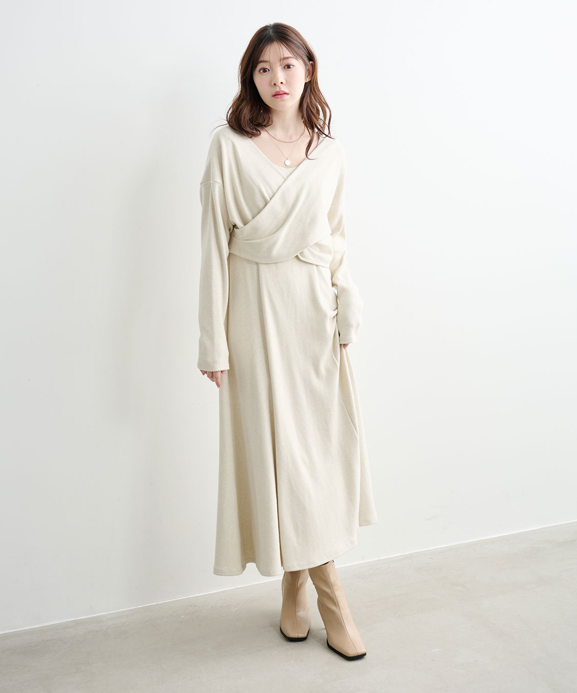 2WAYカシュクールトップス×キャミワンピース｜PETAL ONLINE（ペタル