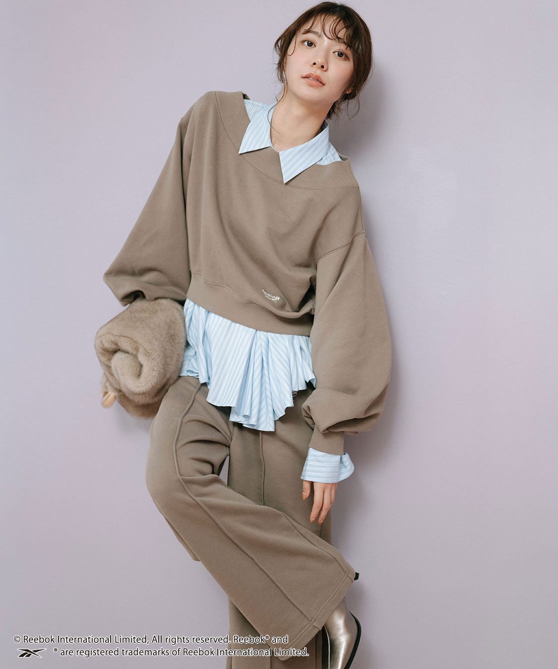 COCOページ COCO DEAL/Reebok》スウェットワイドパンツ｜PETAL ONLINE（ペタル