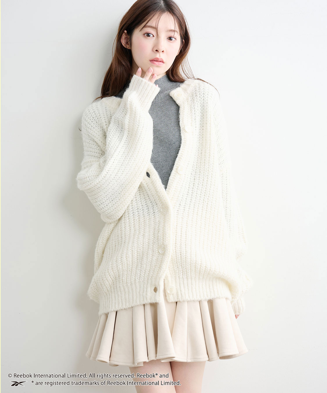 COCO DEAL/Reebok》裏毛サーキュラーミニスカート｜PETAL ONLINE