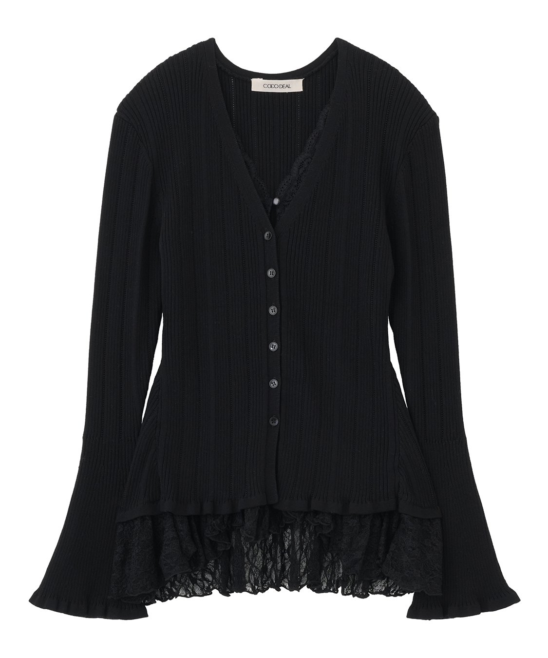 【新品】ココディール　レースドッキングニット レースドッキングニット｜PETAL ONLINE（ペタルオンライン）