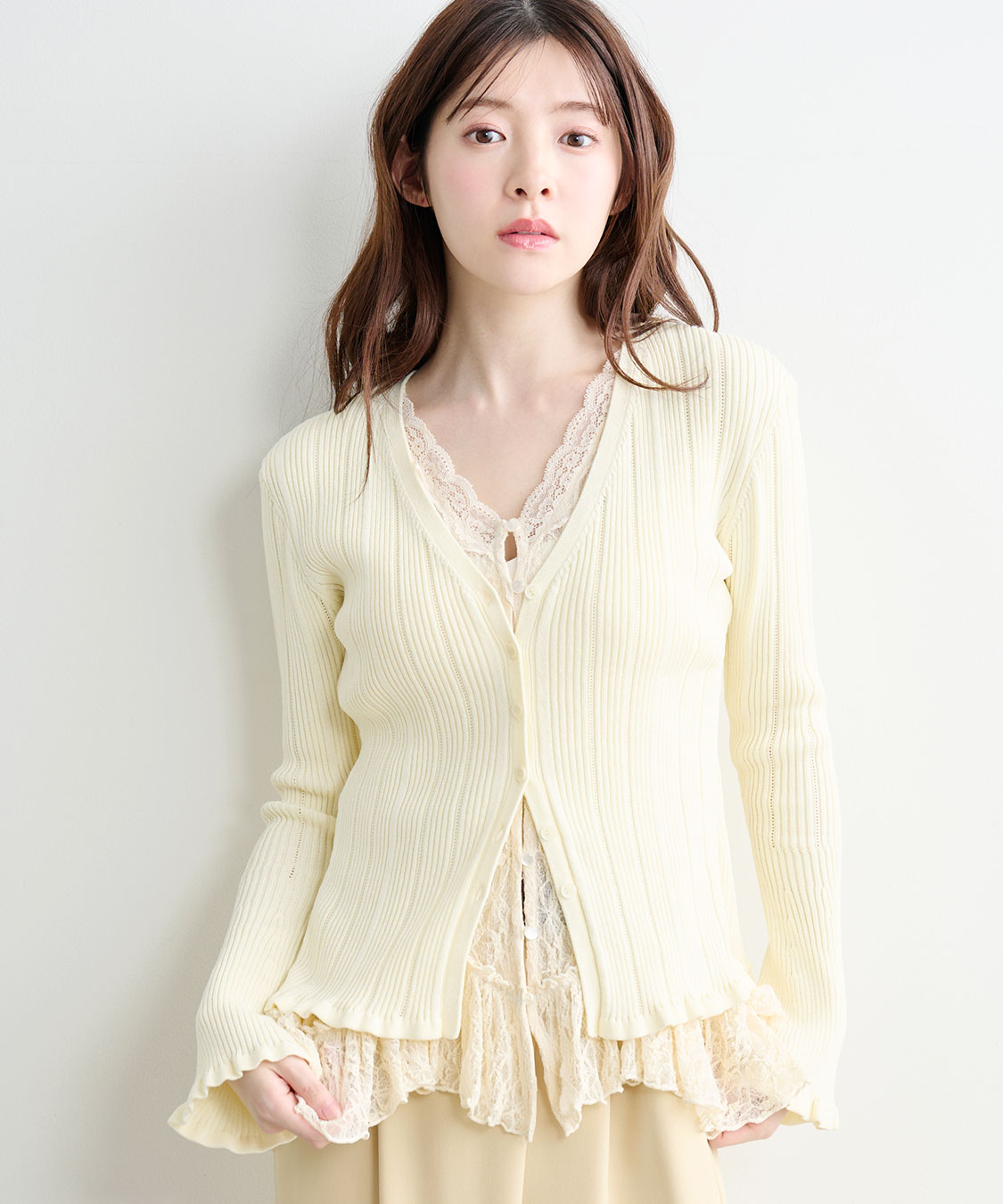 レースドッキングニット｜PETAL ONLINE（ペタルオンライン）