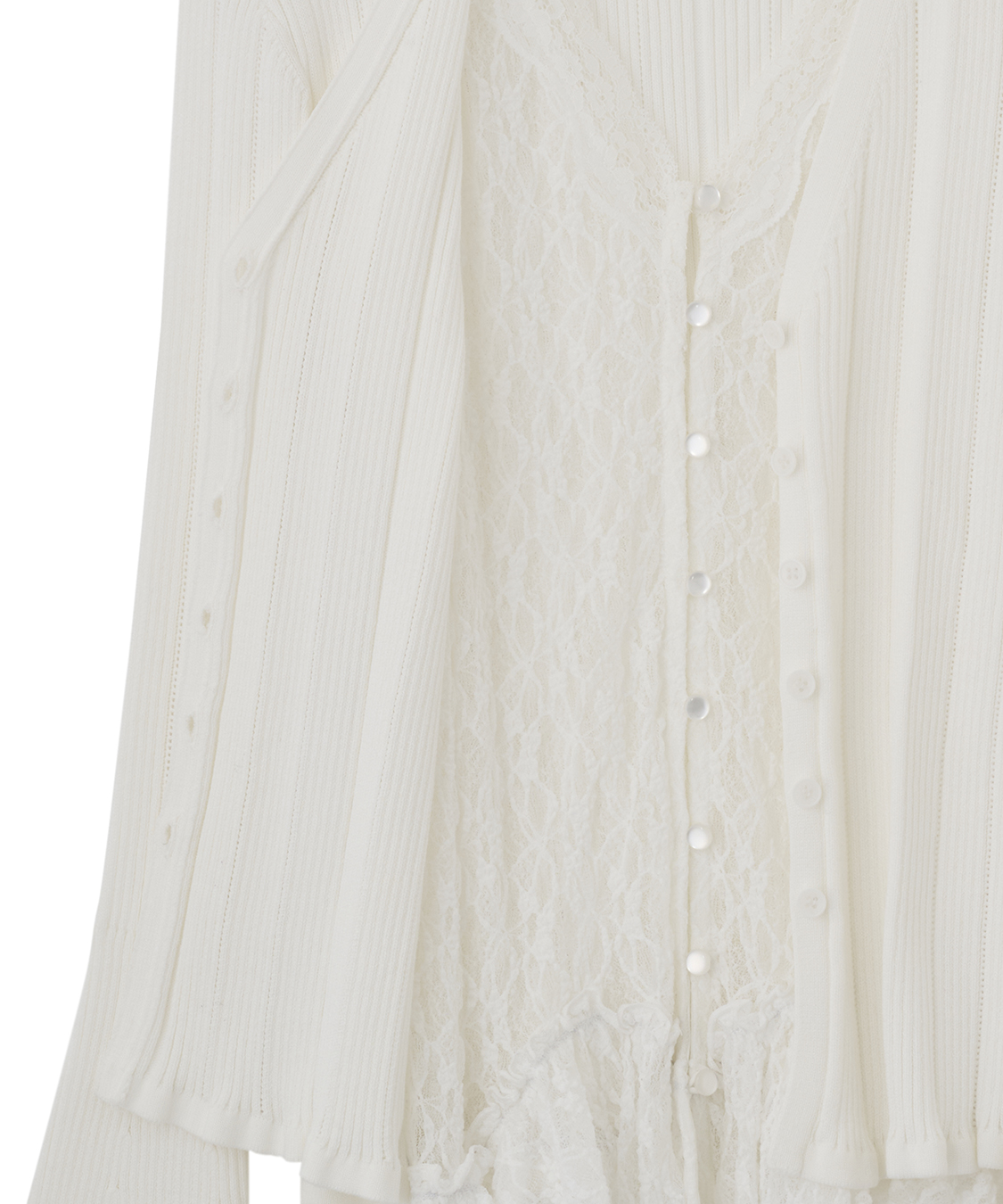 レースドッキングニット｜PETAL ONLINE（ペタルオンライン）