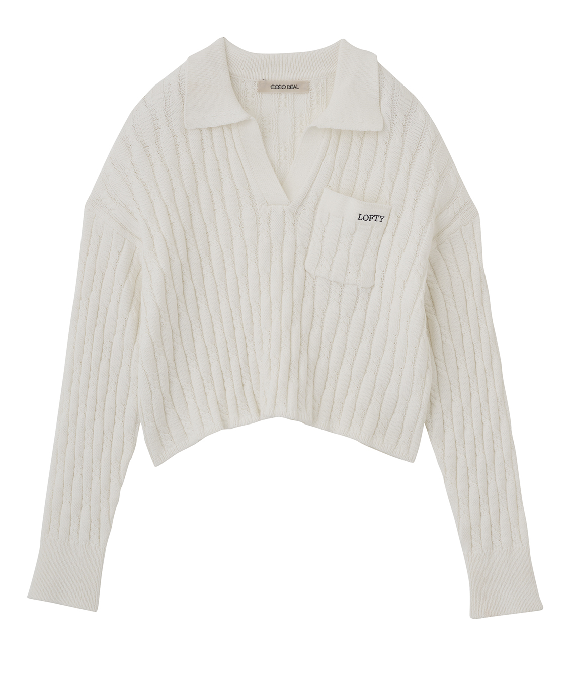 ケーブルスキッパーニット｜PETAL ONLINE（ペタルオンライン）