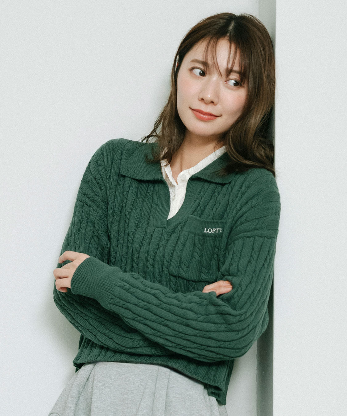 ケーブルスキッパーニット｜PETAL ONLINE（ペタルオンライン）