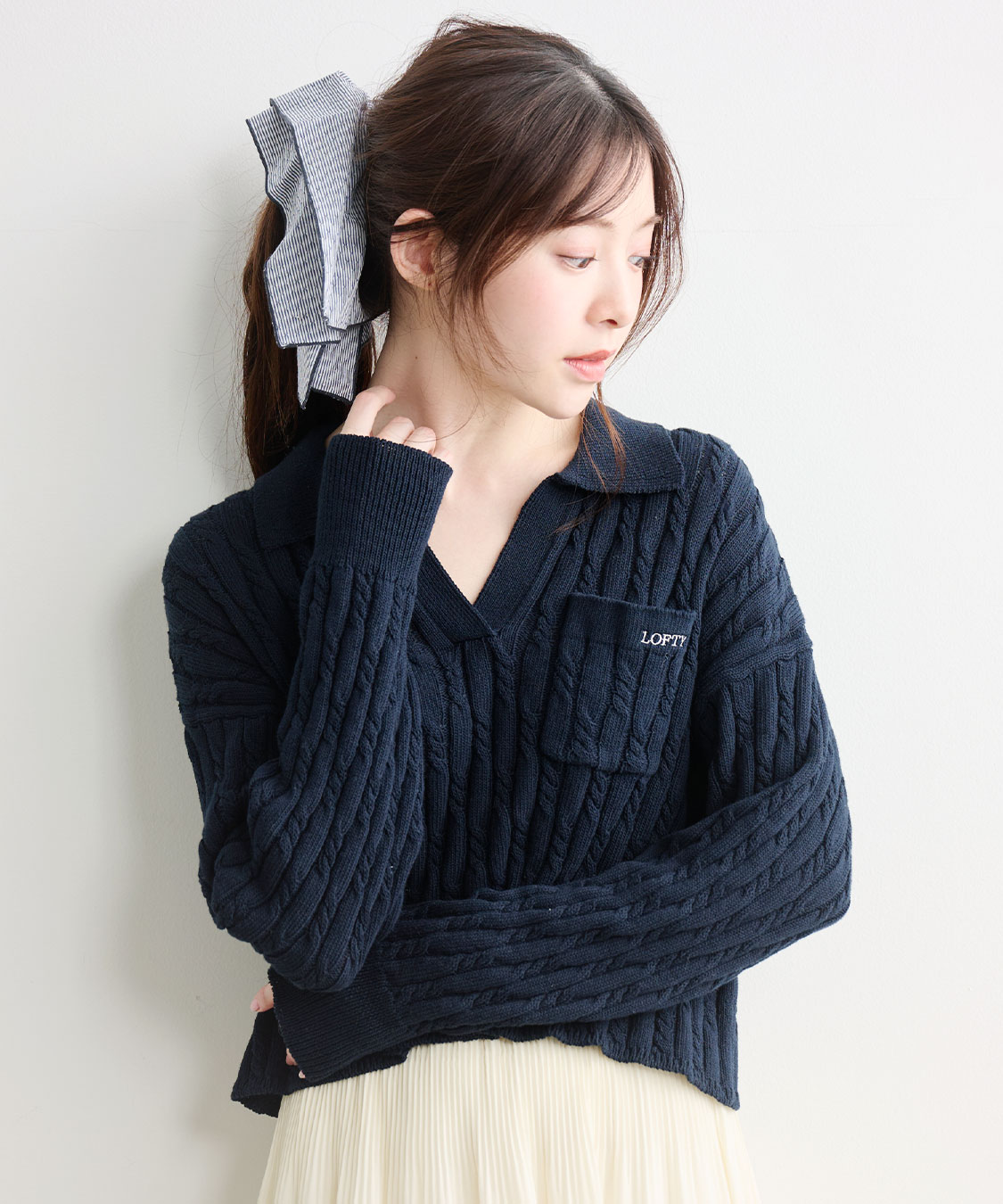 COCODEALケーブルスキッパーニット ケーブルスキッパーニット｜PETAL ONLINE（ペタルオンライン）