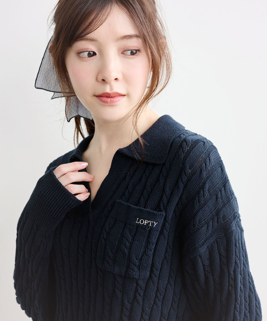 ケーブルスキッパーニット｜PETAL ONLINE（ペタルオンライン）