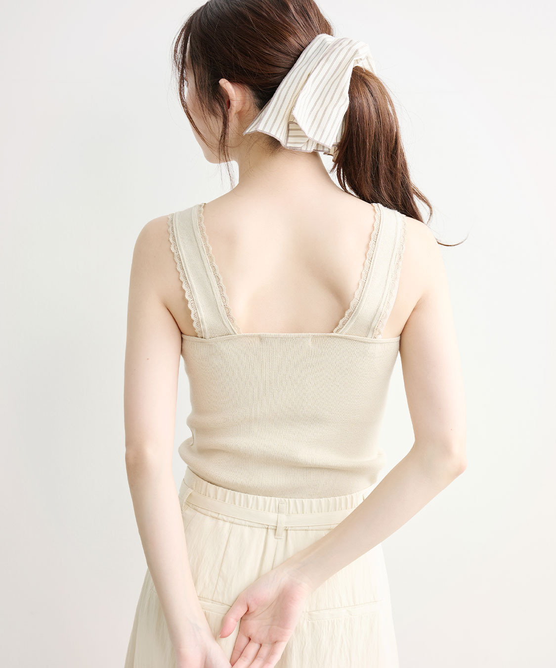 レーストリムニットタンクトップ｜PETAL ONLINE（ペタルオンライン）