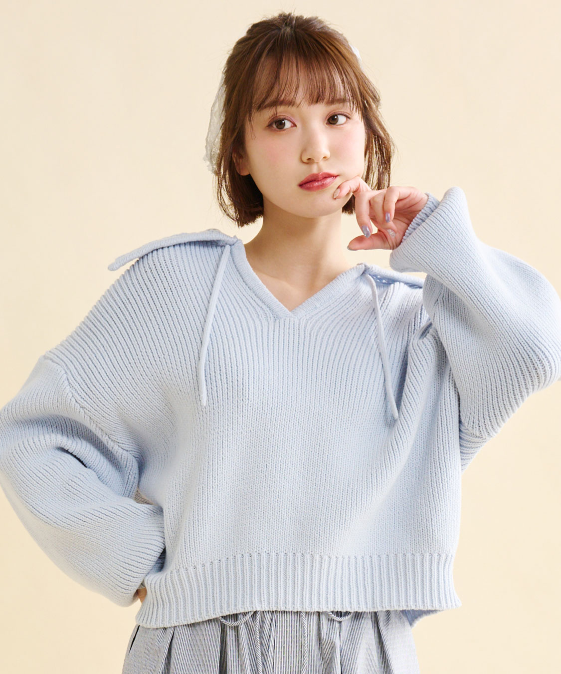 ビッグカラースキッパーニット｜PETAL ONLINE（ペタルオンライン）