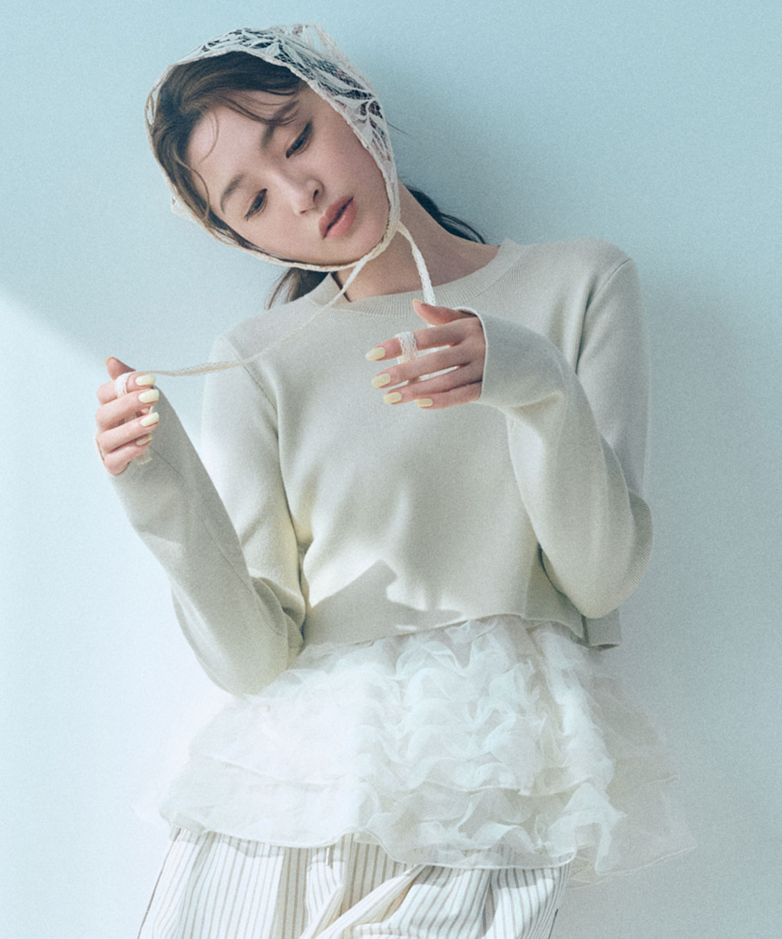 新定番】フリルペプラムブラウス×ニット｜PETAL ONLINE（ペタル