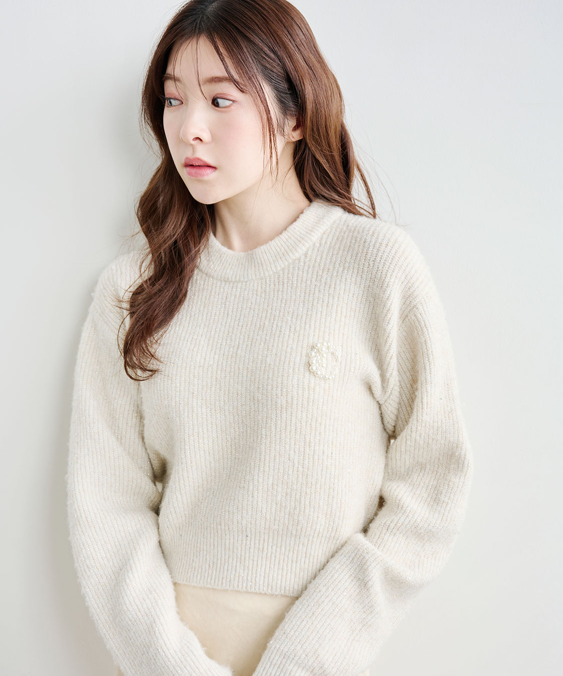 パールロゴラメニット｜PETAL ONLINE（ペタルオンライン）