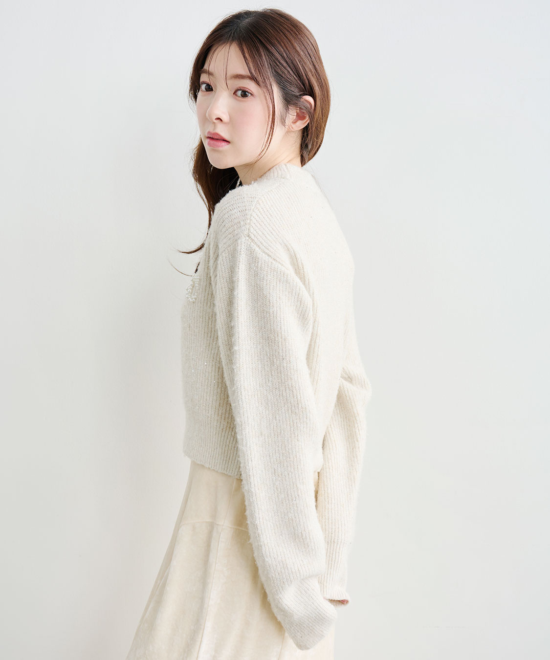 パールロゴラメニット｜PETAL ONLINE（ペタルオンライン）