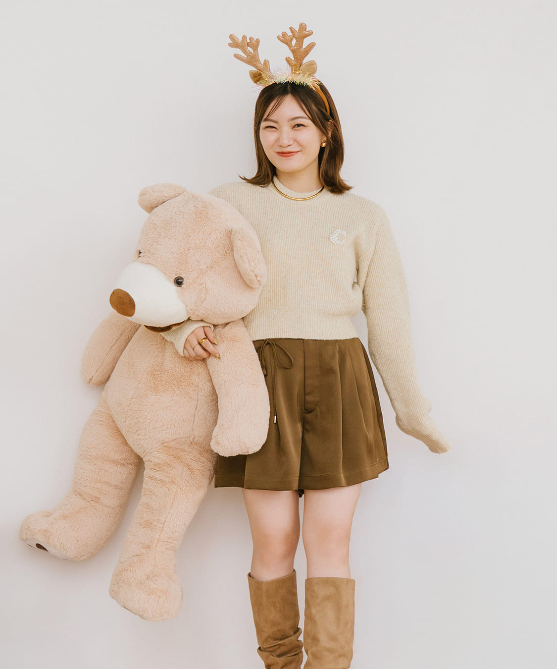 パールロゴラメニット｜PETAL ONLINE（ペタルオンライン）