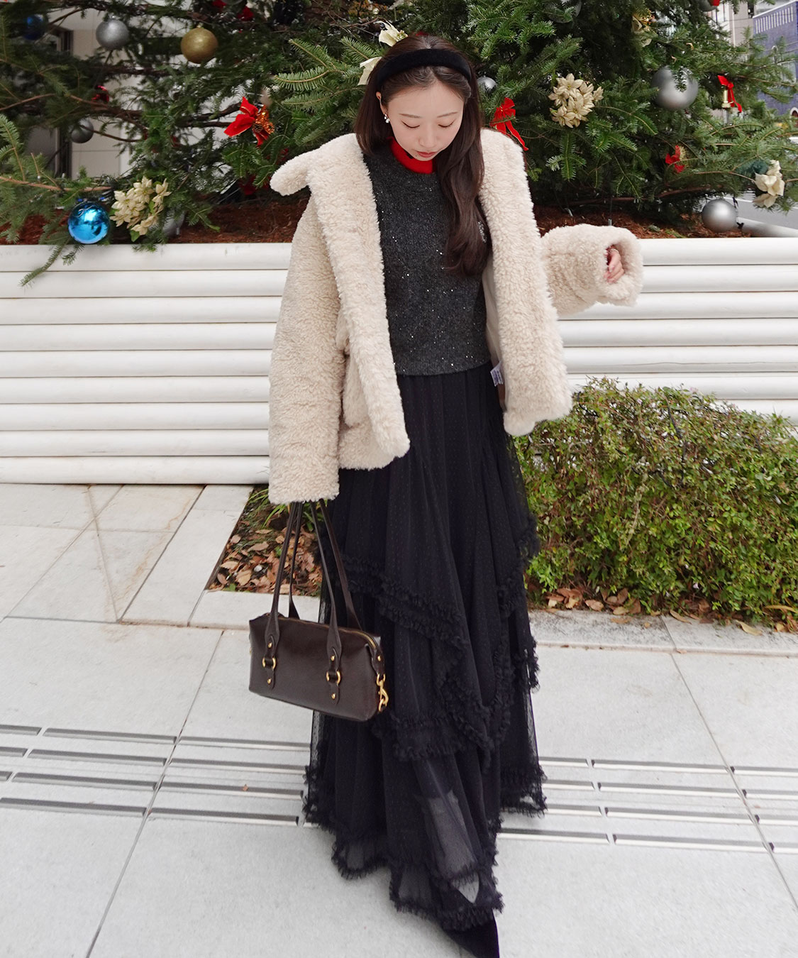 パールロゴラメニット｜PETAL ONLINE（ペタルオンライン）