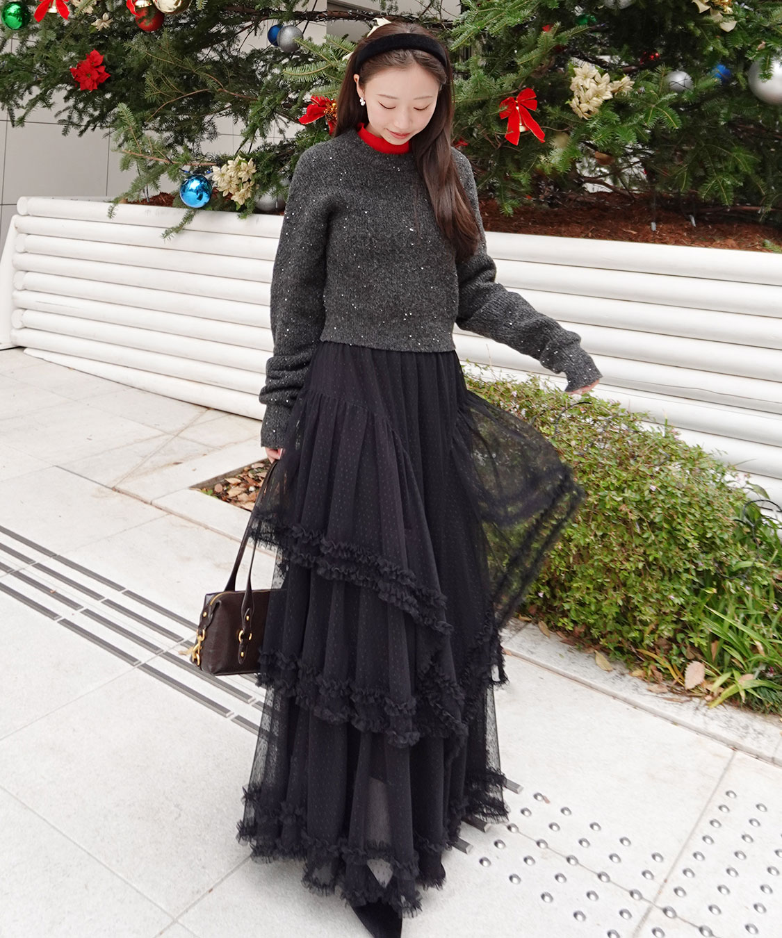 パールロゴラメニット｜PETAL ONLINE（ペタルオンライン）