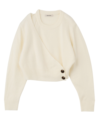 レイヤード風アシメニット