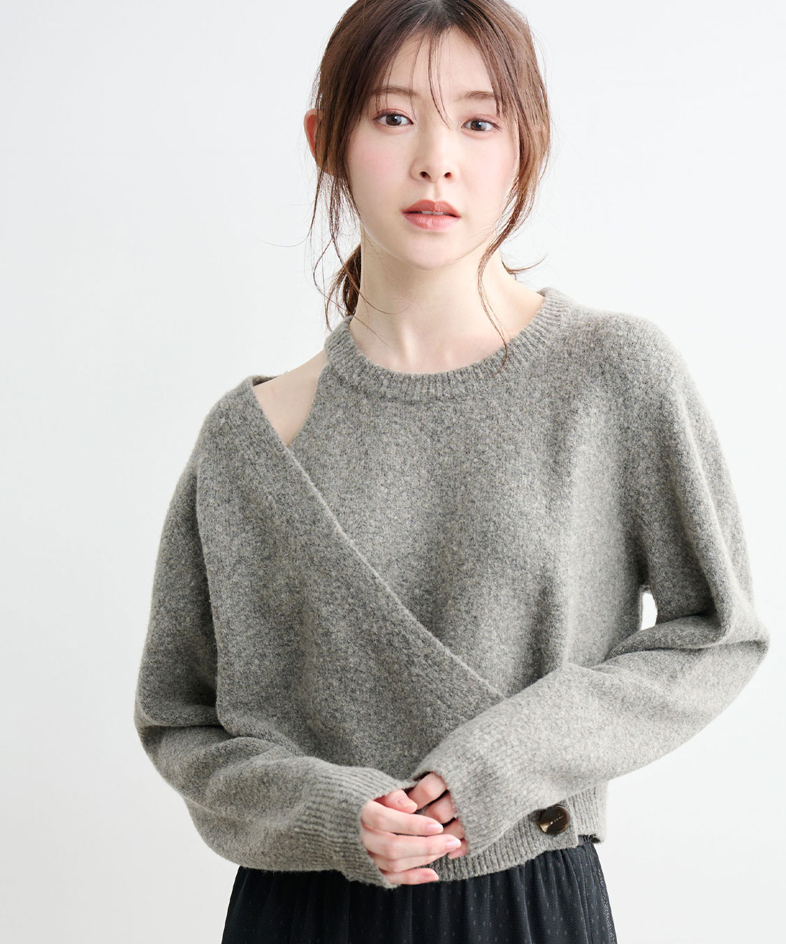 レイヤード風アシメニット｜PETAL ONLINE（ペタルオンライン）