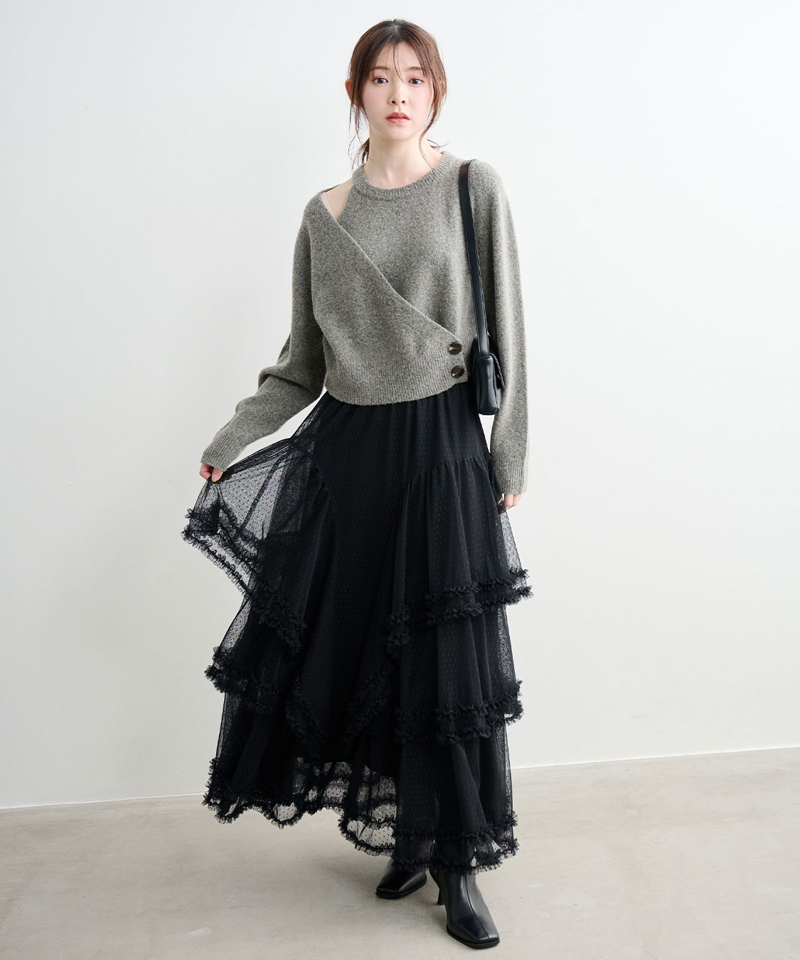 レイヤード風アシメニット｜PETAL ONLINE（ペタルオンライン）