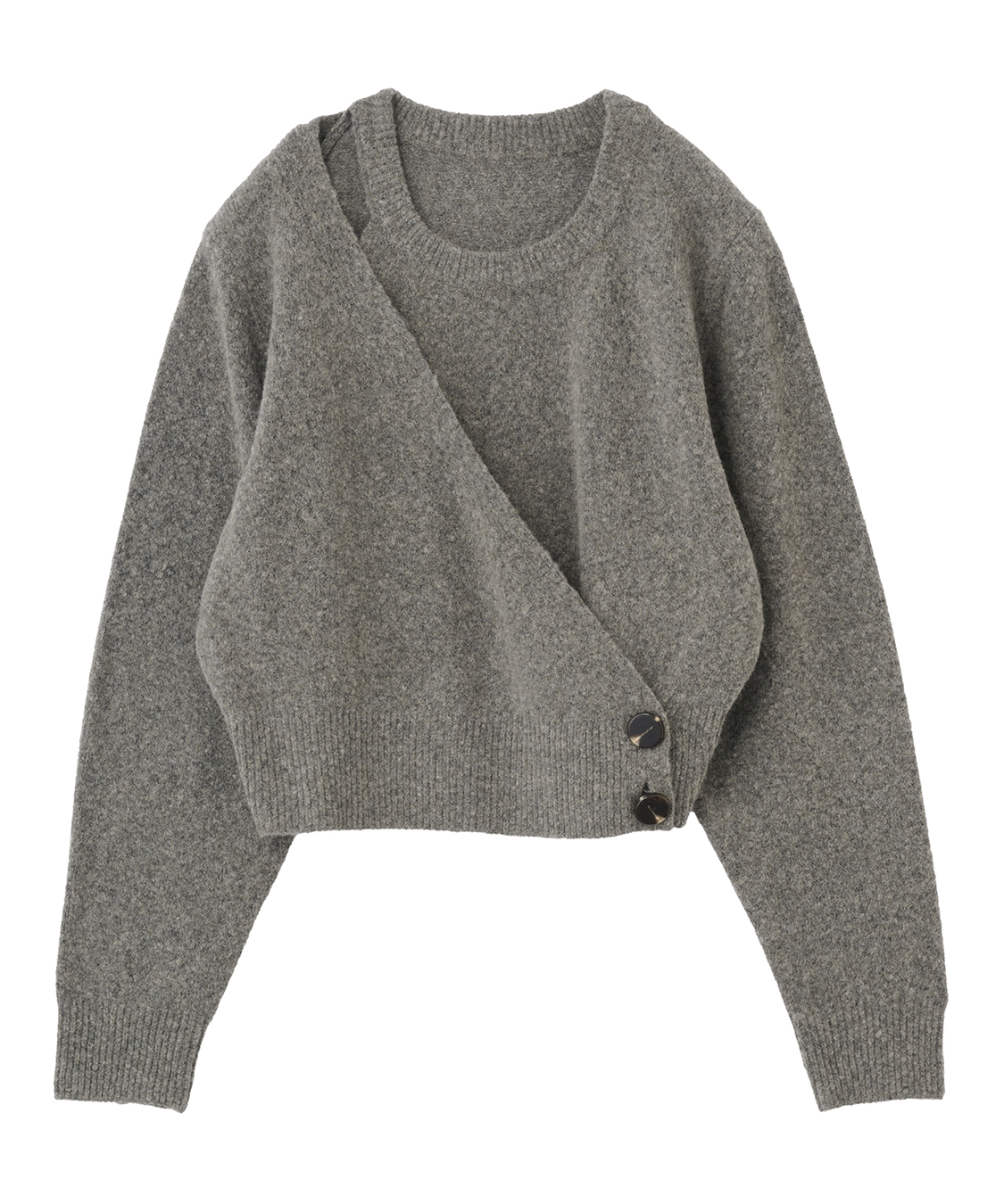 レイヤード風アシメニット｜PETAL ONLINE（ペタルオンライン）