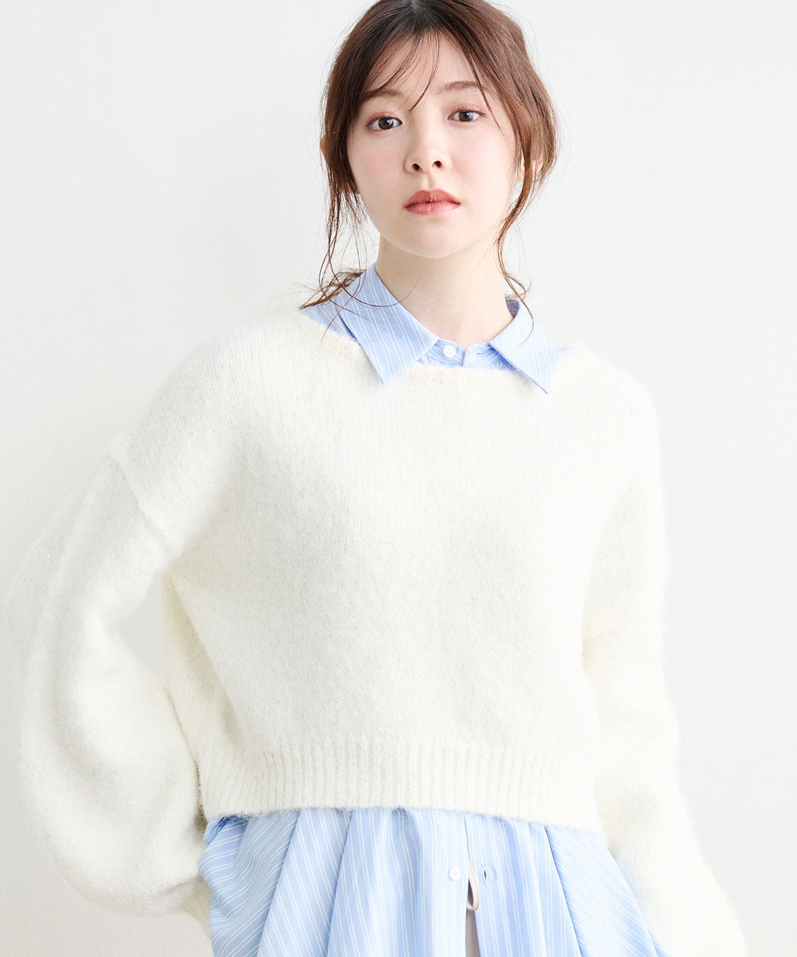 ココディール　スパンコールパフスリーブニット スパンコールパフスリーブニット｜PETAL ONLINE（ペタルオンライン）