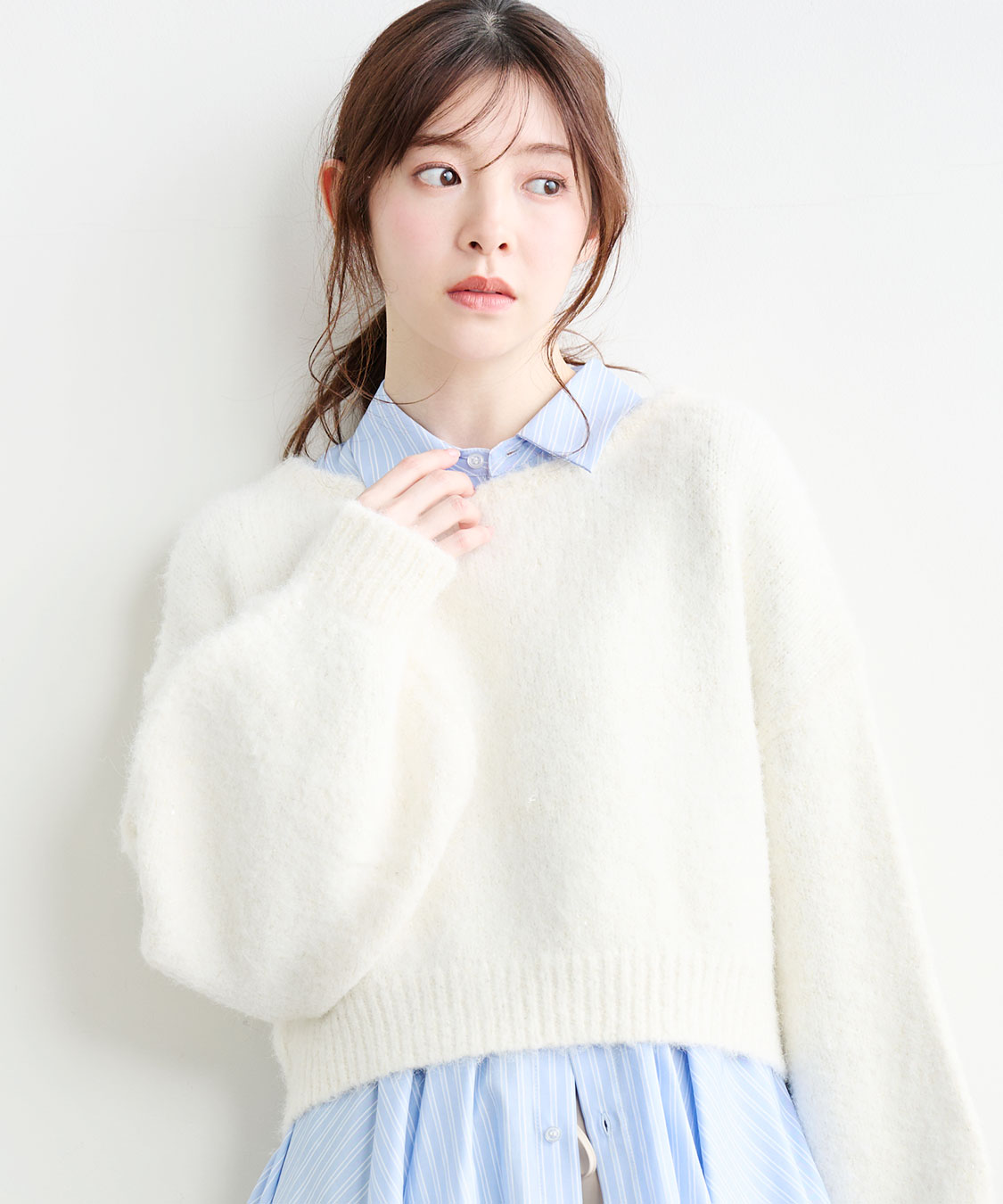 実物写真掲載 ココディール 新品タグ付 スパンコールパフスリーブニット スパンコールパフスリーブニット｜PETAL ONLINE（ペタルオンライン）