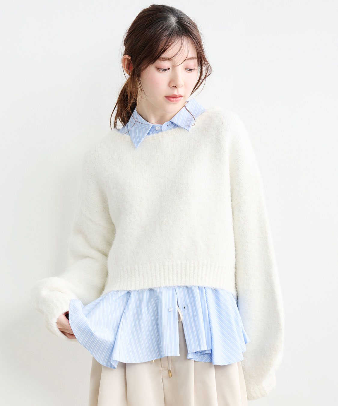 実物写真掲載 ココディール 新品タグ付 スパンコールパフスリーブニット スパンコールパフスリーブニット｜PETAL ONLINE（ペタルオンライン）