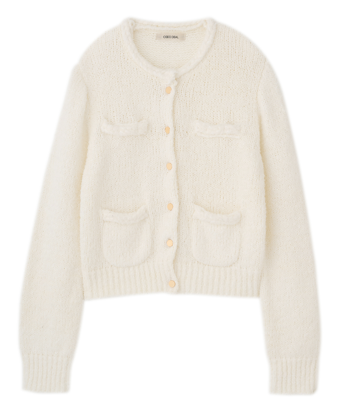 トリミングフェザーカーディガン｜PETAL ONLINE（ペタルオンライン）