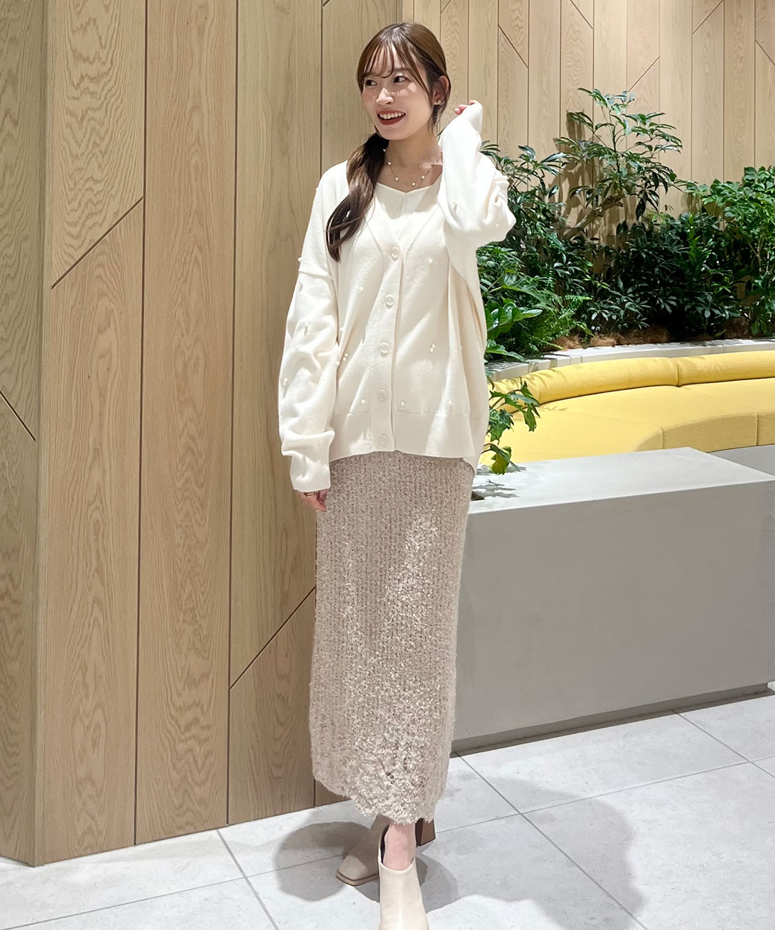 パールニットカーディガン｜PETAL ONLINE（ペタルオンライン）