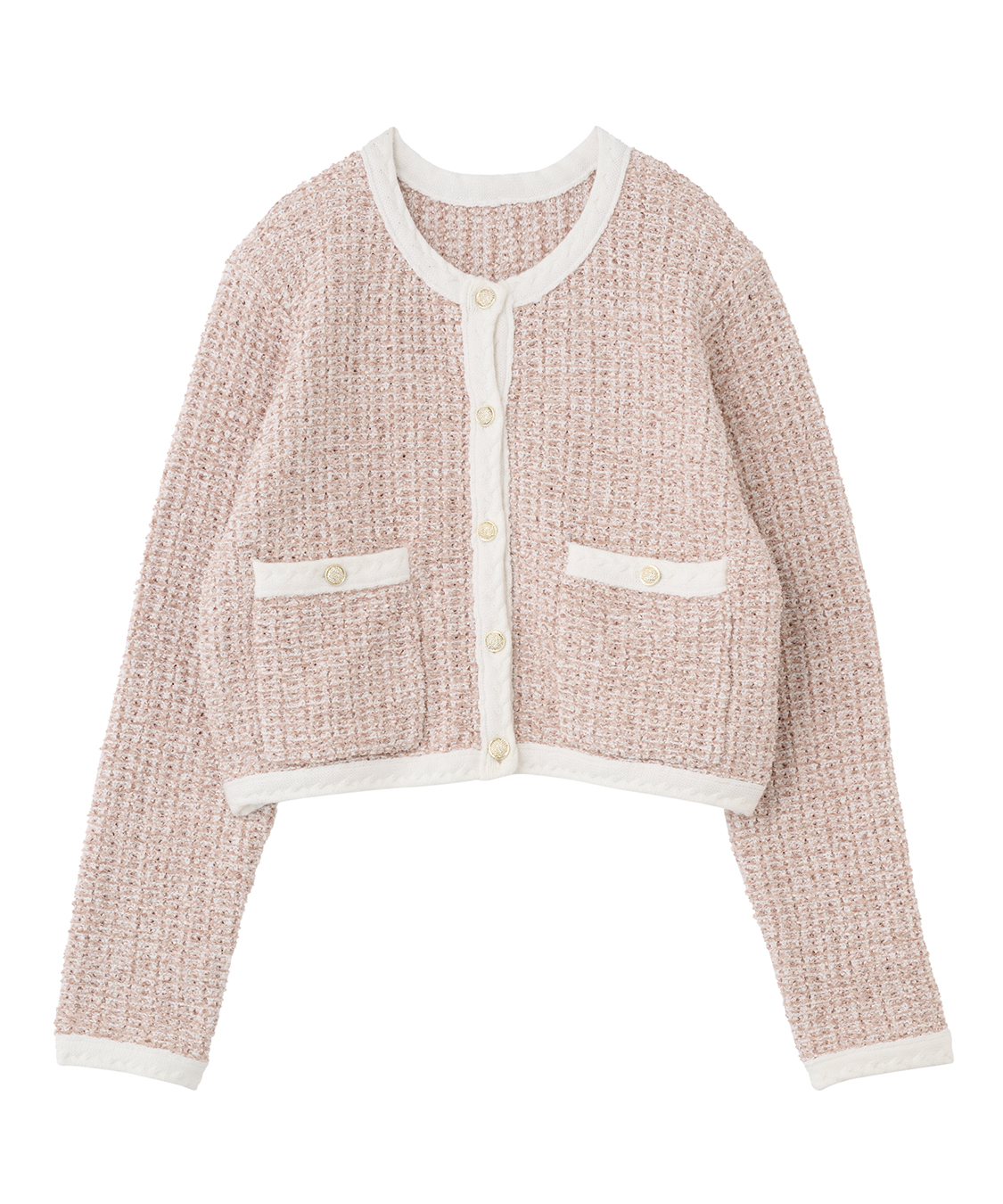 ファンシーツイードニットカーディガン｜PETAL ONLINE（ペタルオンライン）