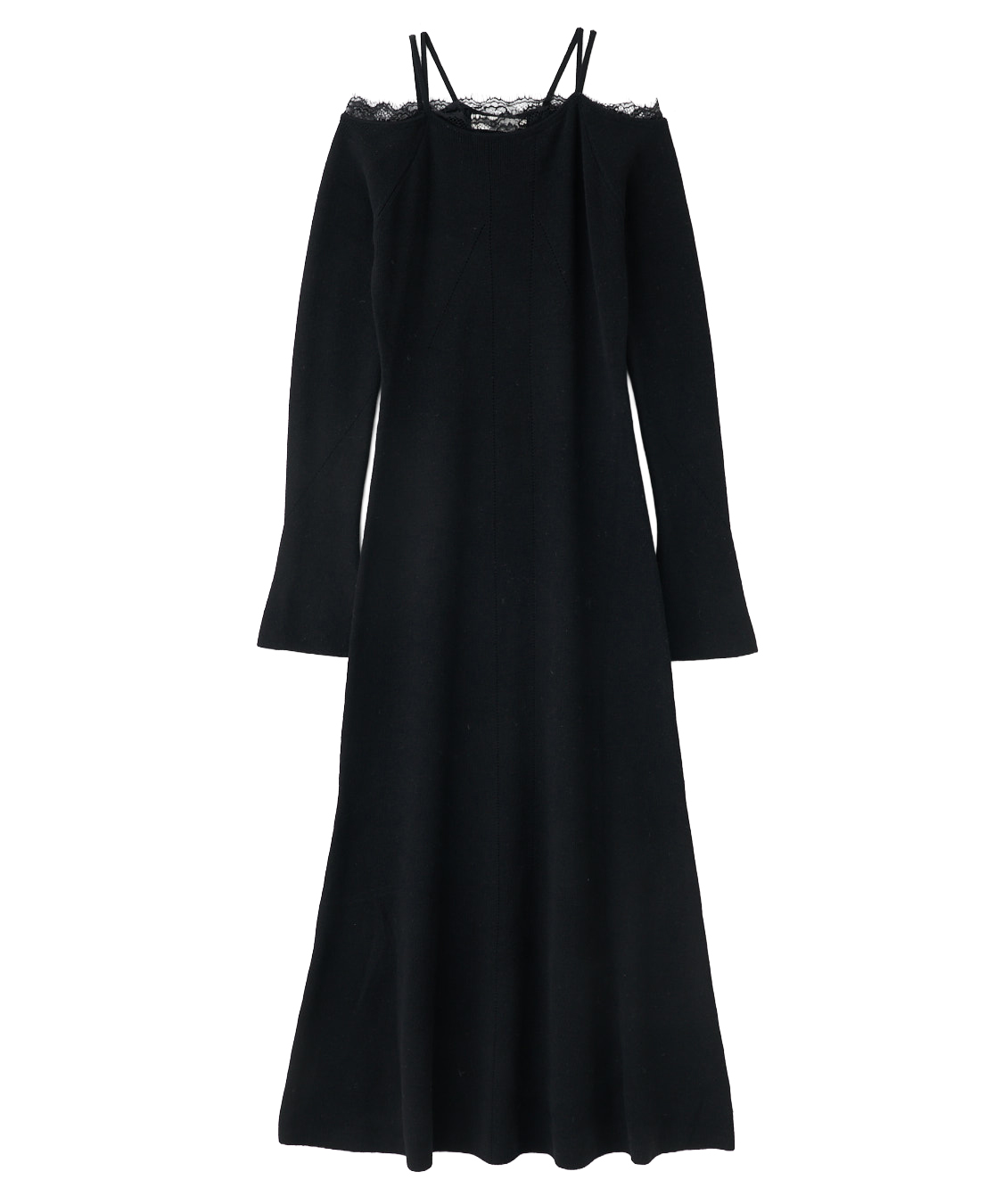 レースディティールオフショルニットワンピース｜PETAL ONLINE（ペタル