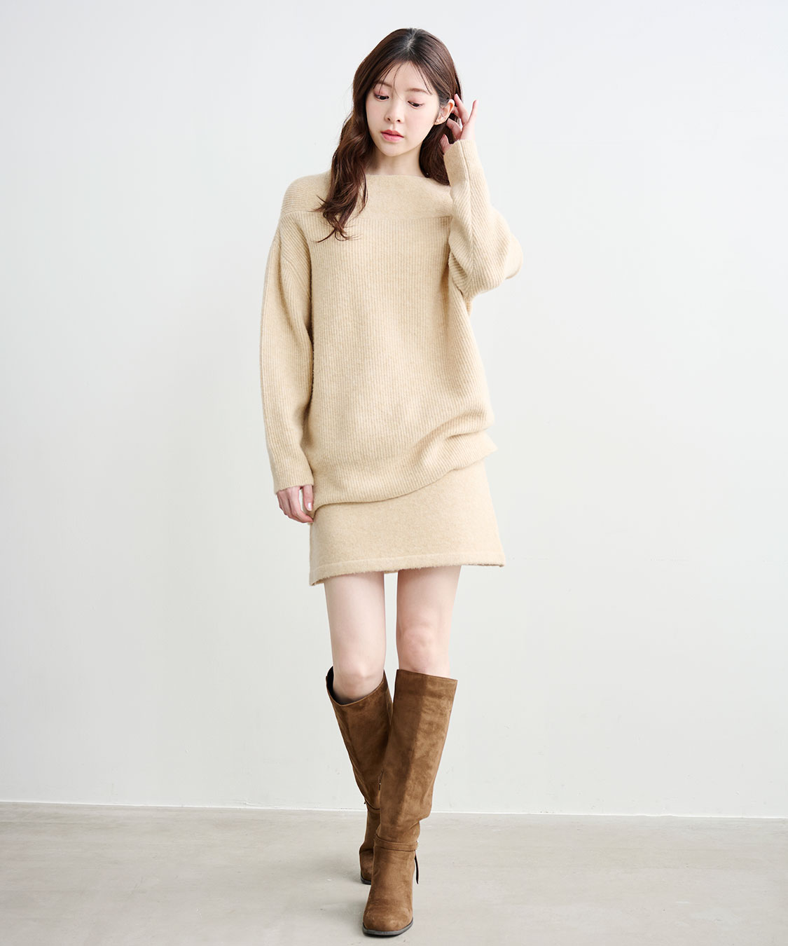 オフショルスリットニット｜PETAL ONLINE（ペタルオンライン）