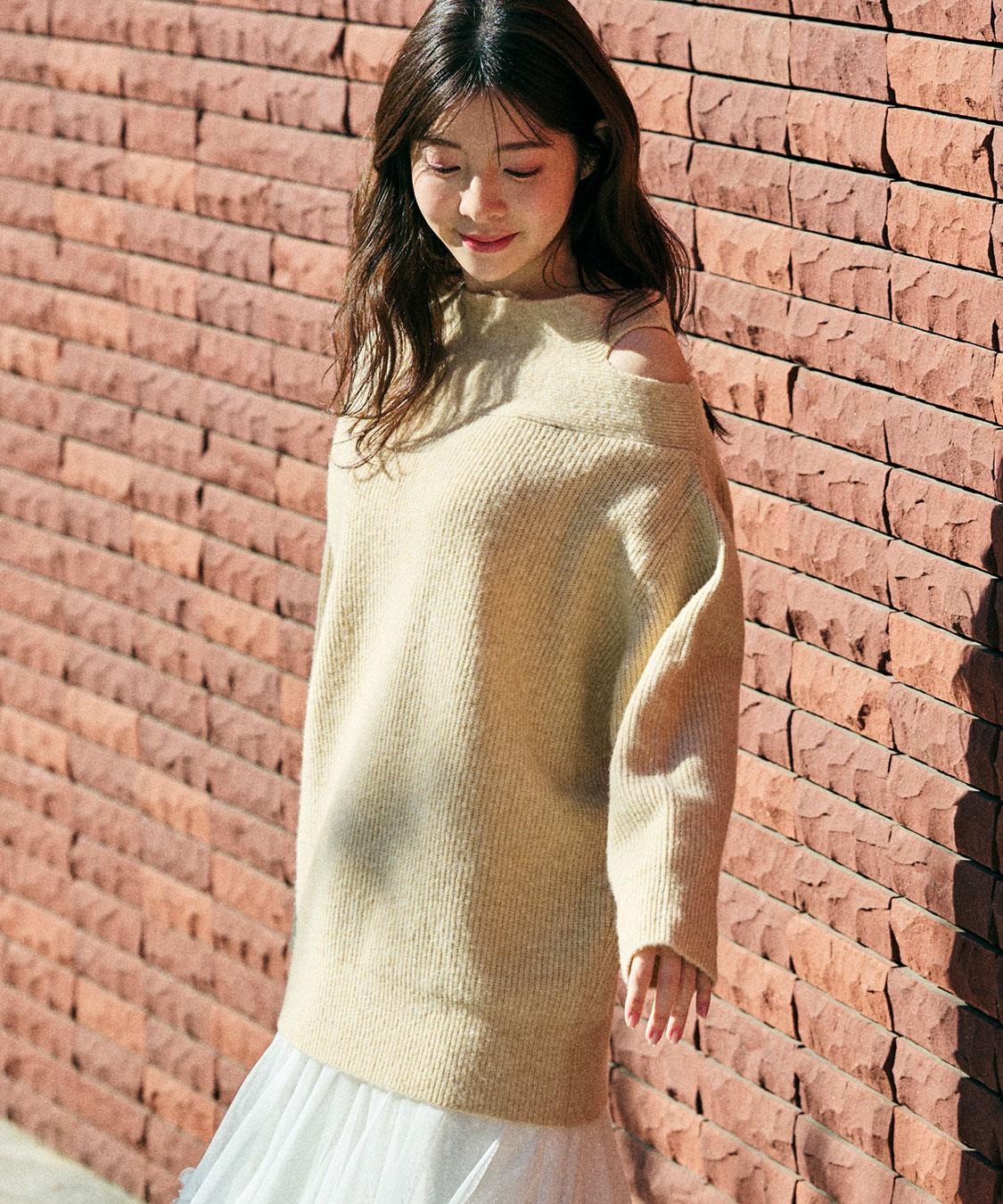 オフショルスリットニット｜PETAL ONLINE（ペタルオンライン）