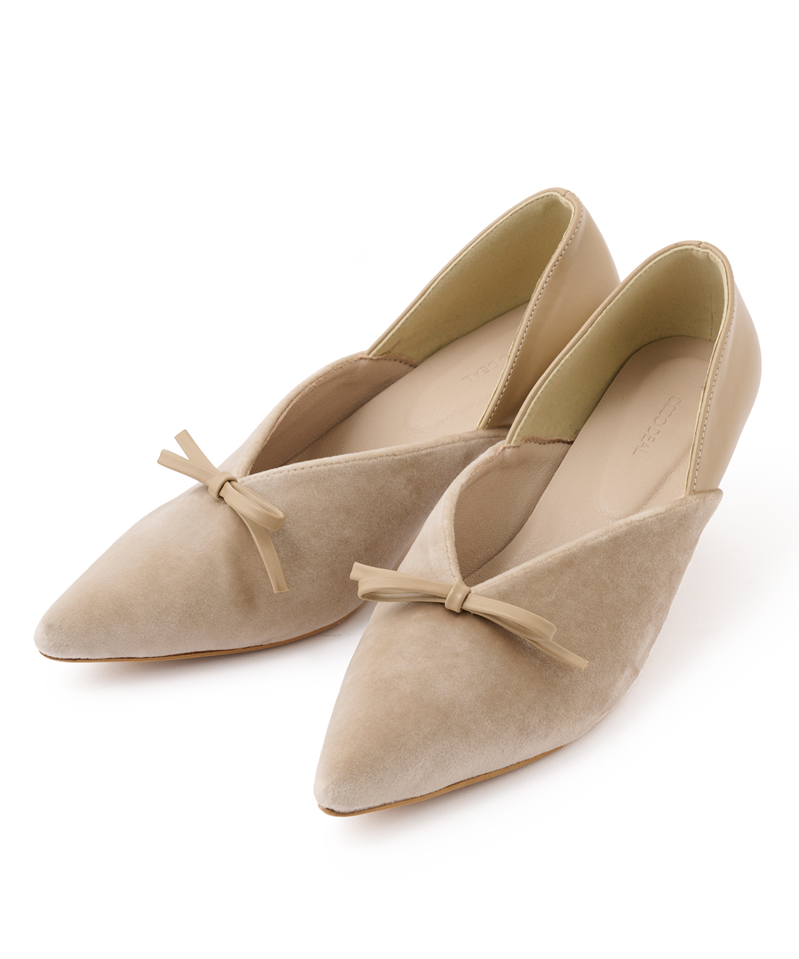 ベロアリボンパンプス｜PETAL ONLINE（ペタルオンライン）