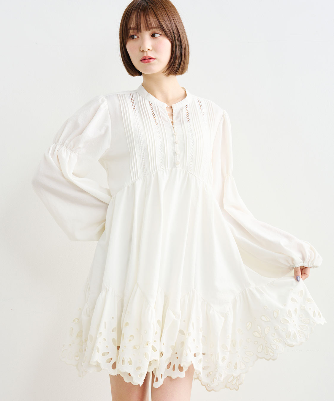 エンブロイダリーミニワンピース｜PETAL ONLINE（ペタルオンライン）