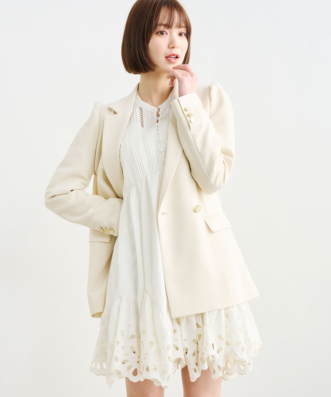 エンブロイダリーミニワンピース｜PETAL ONLINE（ペタルオンライン）