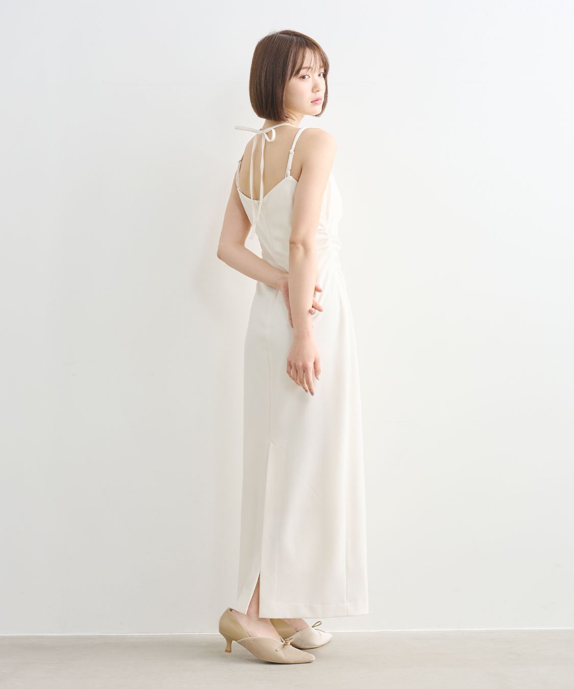 ウエストギャザーキャミワンピース｜PETAL ONLINE（ペタルオンライン）