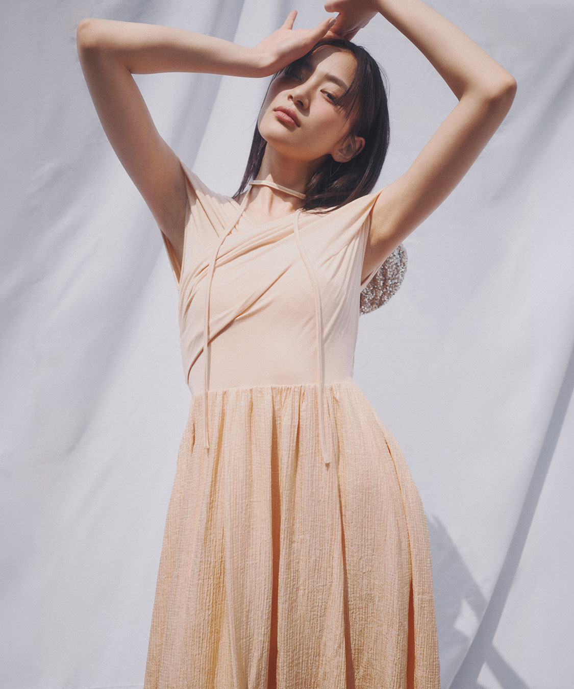 カシュクールカットドッキングワンピース｜PETAL ONLINE（ペタル