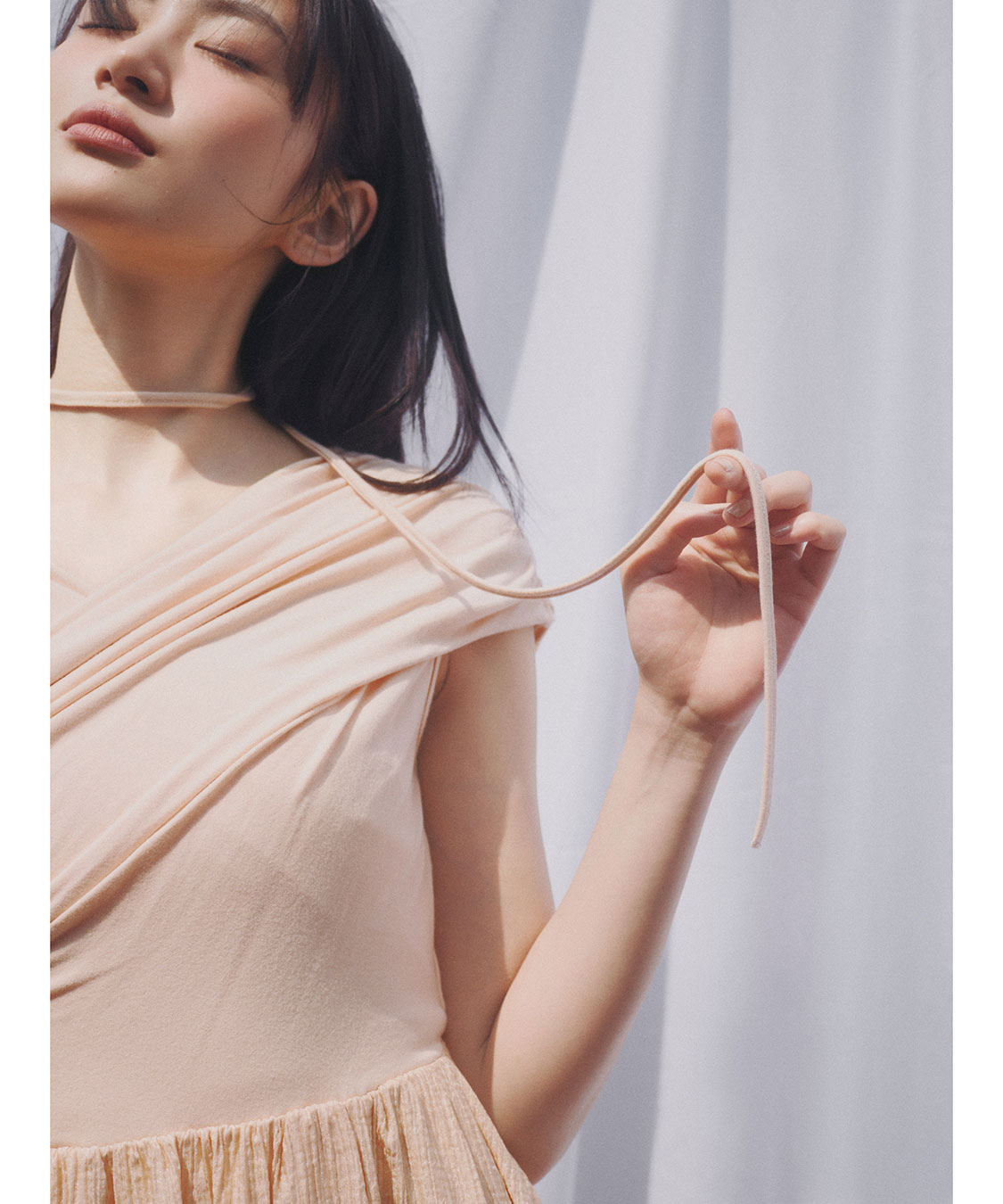 カシュクールカットドッキングワンピース｜PETAL ONLINE（ペタル