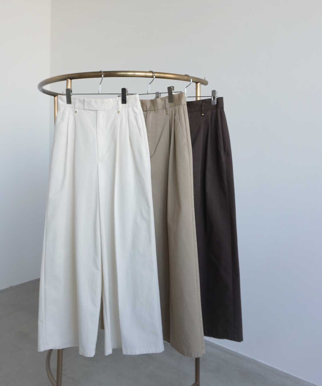 その他 w4 tao タックワイドチノパンツ｜PETAL ONLINE（ペタルオンライン）