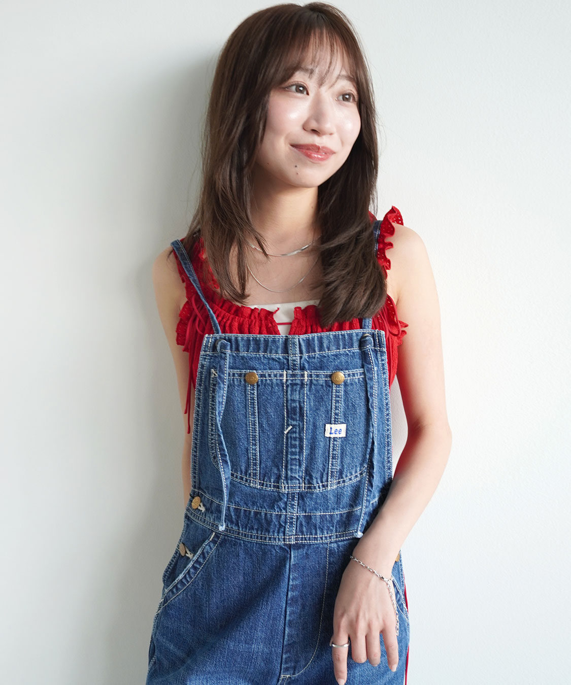COCO DEAL/Lee》ストレートスリムデニムサロペット｜PETAL ONLINE